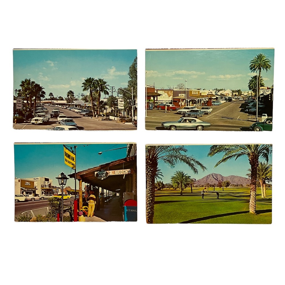 Vtg Arizona Postcard Lot 50’s - Scottsdale AZ